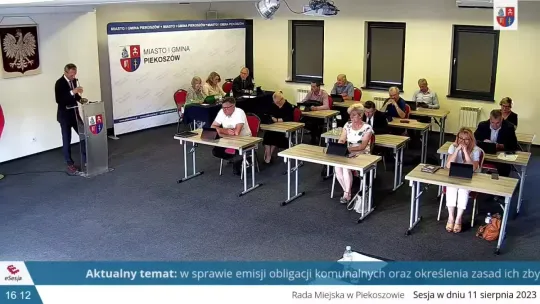 LXI Sesja Rady Miejskiej w Piekoszowie - 11.08.2023