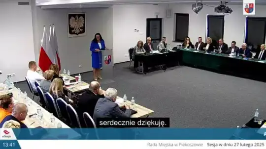 XI Sesja Rady Miejskiej w Piekoszowie 27.02.2025 r