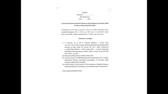 XIII Sesja Rady Gminy Gruta z 29.05.2025 r.