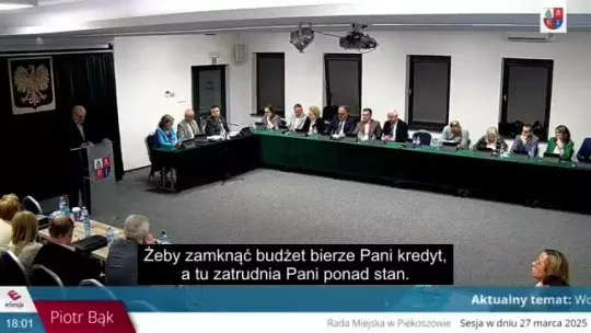 XIV Sesja Rady Miejskiej w Piekoszowie 27.03.2025 r cz 2