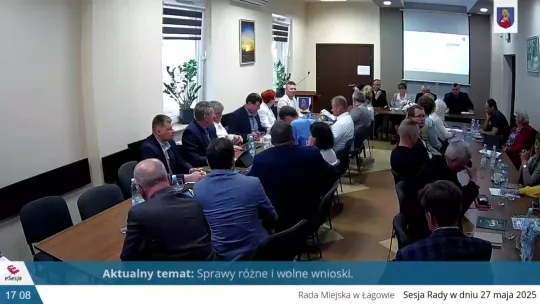 XIX sesja Rady Miejskiej w Łagowie w dniu 27.05.2025 r.