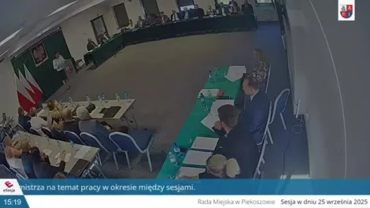 XIX Sesja Rady Miejskiej w Piekoszowie 25.09.2025 r. - cz. 1