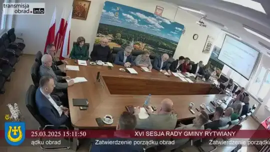 XVI sesja Rady Gminy Rytwiany z 25.03.2025 r.