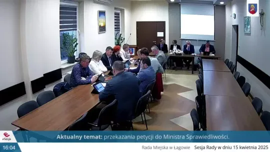 XVII sesja Rady Miejskiej w Łagowie w dniu 15.04.2025 roku