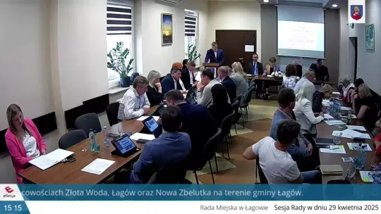 XVIII sesja Rady Miejskiej w Łagowie w dniu 29.04.2025 roku