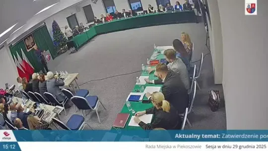 XXIII Sesja Rady Miejskiej w Piekoszowie 29.12.2025 r. cz 1