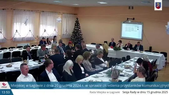 XXVII sesja Rady Miejskiej w Łagowie z 15.12.2025 roku