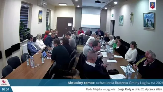 XXVIII sesja Rady Miejskiej w Łagowie z 20.01.2026 roku