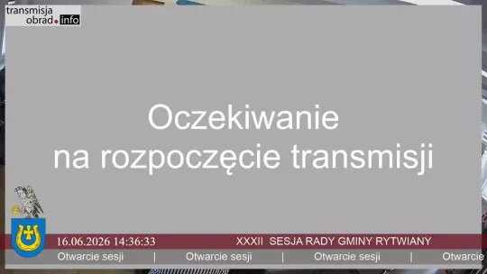 XXXII sesja Rady Gminy Rytwiany