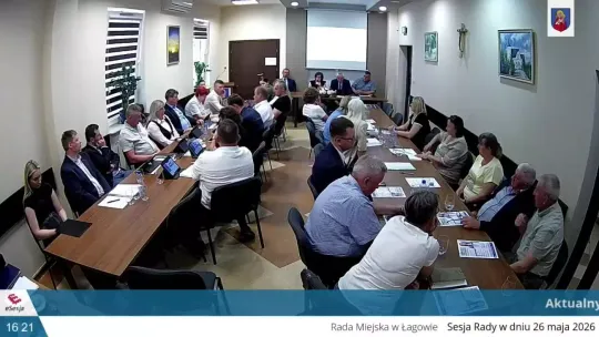 XXXIII sesję Rady Miejskiej w Łagowie IX kadencji - 26.05.2026r.