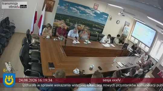 XXXIV sesja Rady Gminy Rytwiany z 24.08.2026 r.